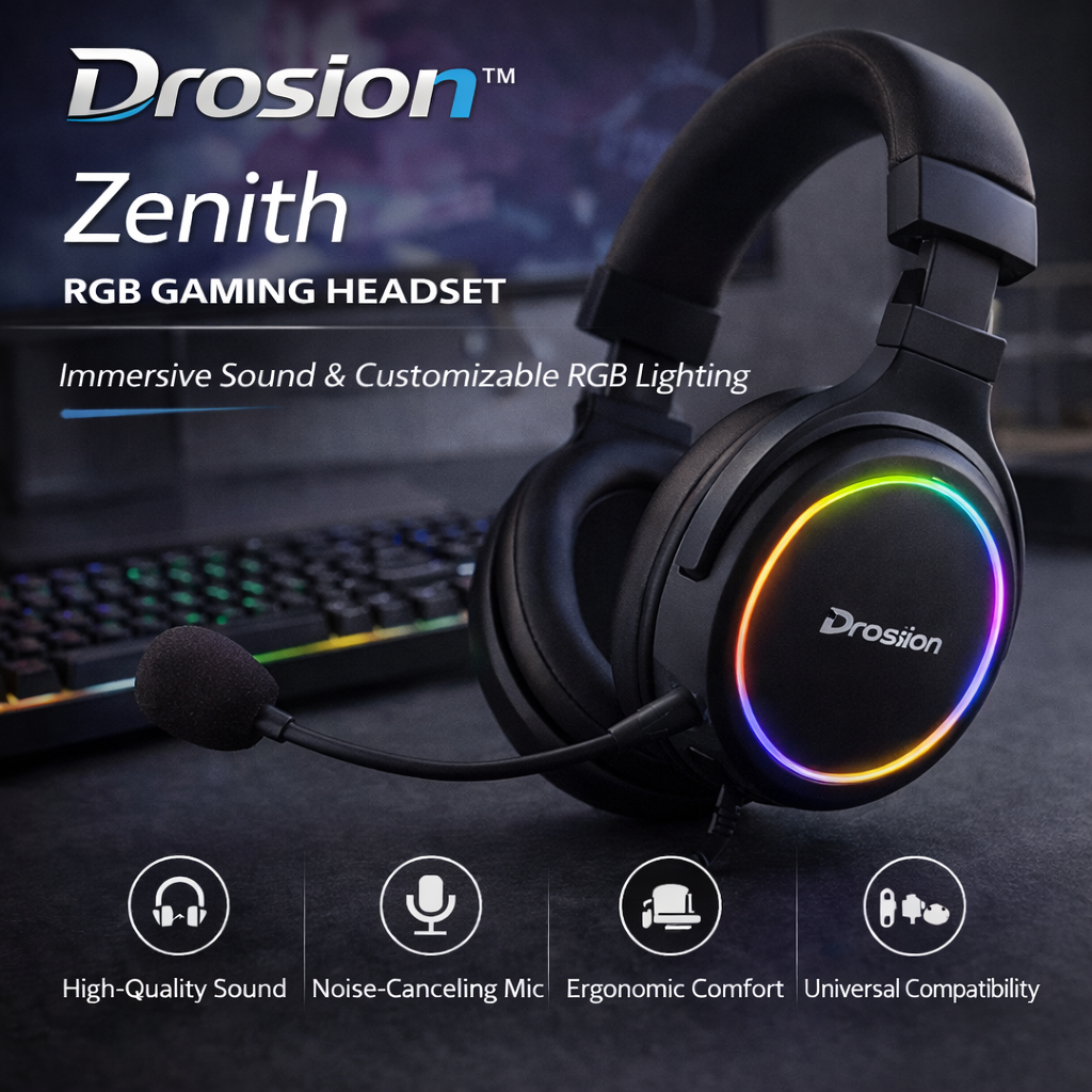 Drosion™ Zenith RGB Gaming Headset