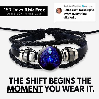 ✨ 12 Zodiac Signs Soul Bracelet — Save $50 Today 💫 The Shift Begins the Moment You Wear It