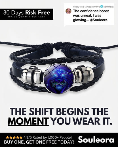 ✨ 12 Zodiac Signs Soul Bracelet — Save $50 Today 💫 The Shift Begins the Moment You Wear It
